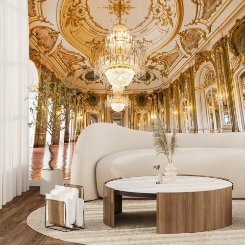 Papier peint  Architecture château royal