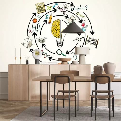 Papier peint  Concept moderne études et remue-méninges