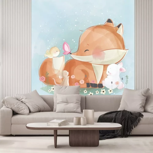 Sticker  Little Fox and His Friends