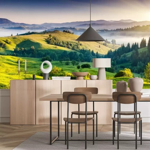 Papier peint  Paysage de montagnes