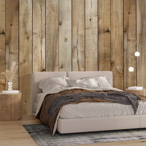 Sticker  Planches de bois style vintage