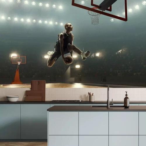 Papier peint  Joueur de basket en action