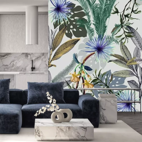 Sticker  Motif tropical forêt exotique