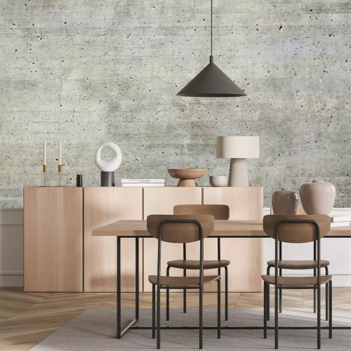 Papier peint  Mur en béton avec des trous