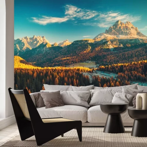 Papier peint  Lac Antorno dans les Dolomites