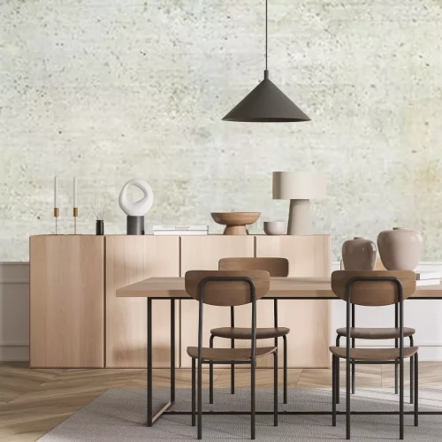 Papier peint  Béton beige mur illusion