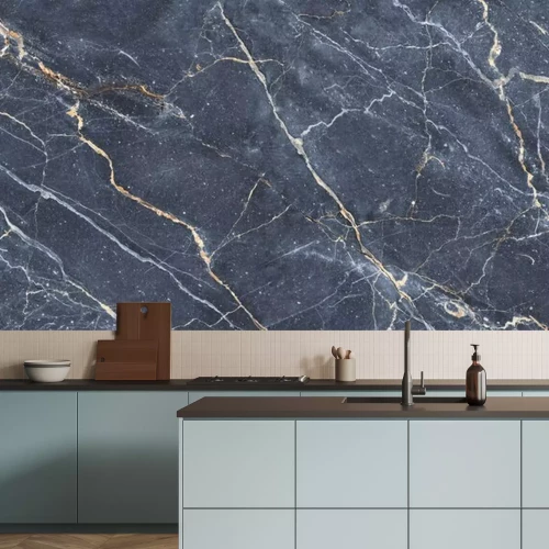 Papier peint  Rough Stucco Wall Marble Background, Blue Cement Marble, Rustic Texture Background, It Can Be Used For Interior-Exterior Home Decoration And Ceramic Tile Surface.