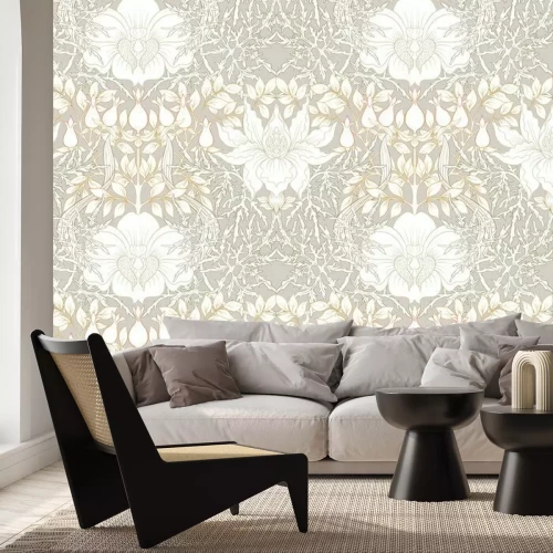 Papier peint  Élégant motif rétro nouveau