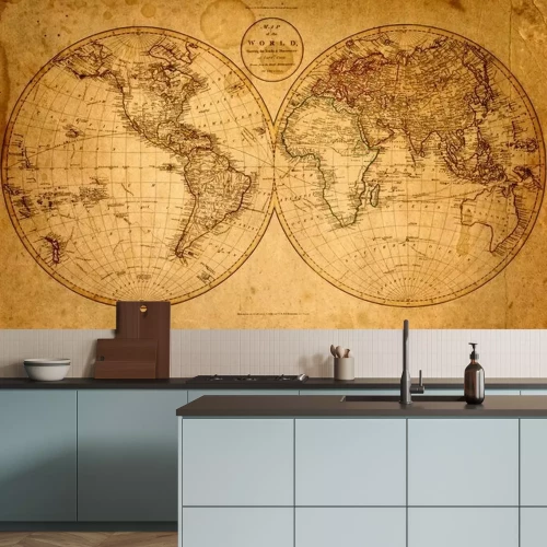 Papier peint  Vieille carte 1799