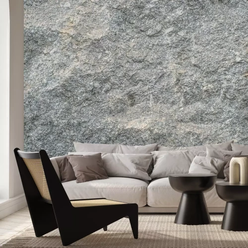Papier peint  Pierres gris granit