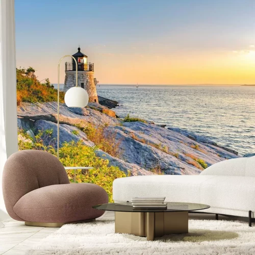 Papier peint  Une vue du phare de Newport