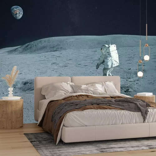 Papier peint  Astronaute sur la lune