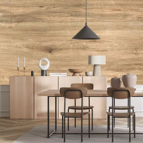 Papier peint  Fond beige en bois