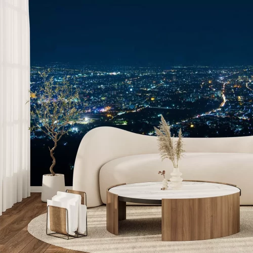 Papier peint  Night view of city light
