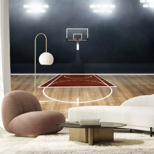 Papier peint  Terrain professionnel de basket
