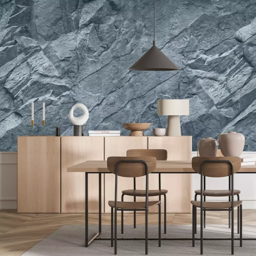 Papier peint  Pierre grise 3D