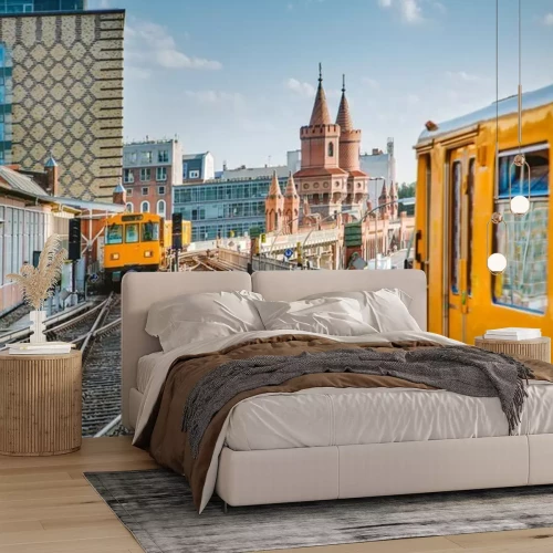 Papier peint  Train urbain de Berlin