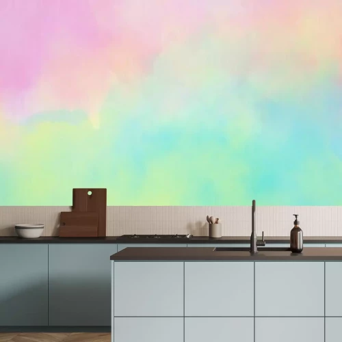 Papier peint  Nuages colorés pour enfants