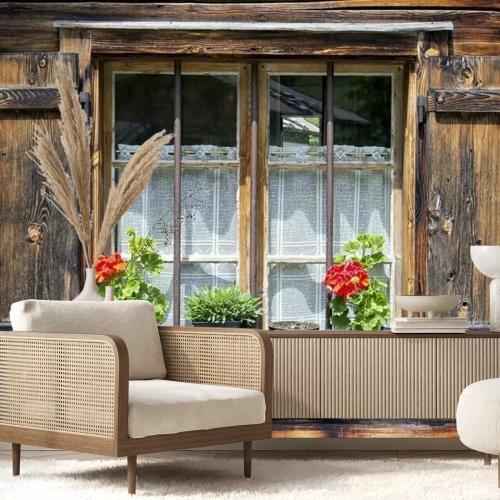 Papier peint  Ancienne fenêtre