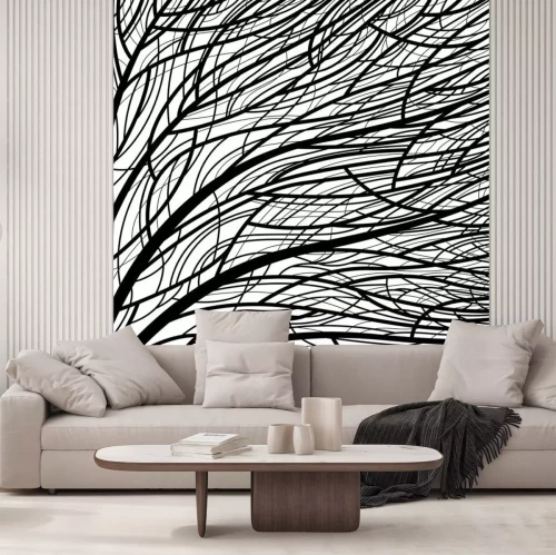 Papier peint  Motif de l'arbre stylisé. eps8 vecteur