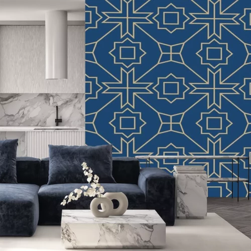 Sticker  Motif oriental en deux couleurs