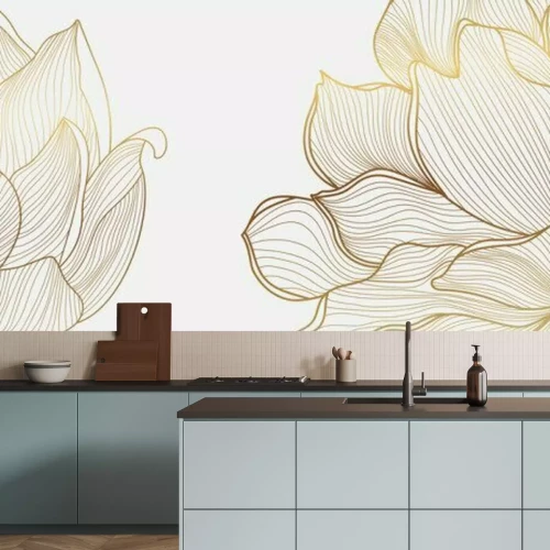 Sticker  Croquis de coupes de fleurs