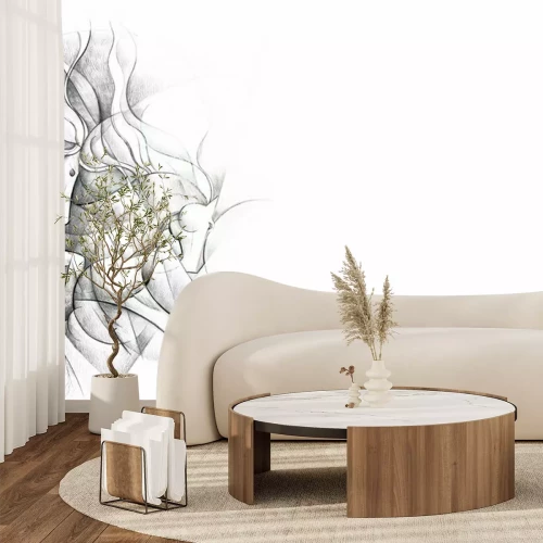 Sticker  Troupeau de chevaux cubiste géométrique