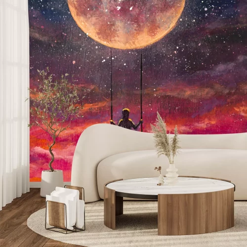 Papier peint  Paysage abstrait de Swing on the Moon