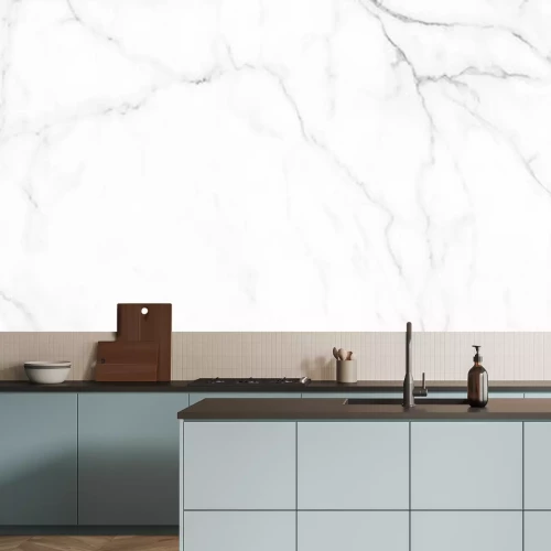 Papier peint  Texture marbre blanc