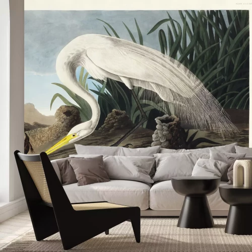 Papier peint  Grande Aigrette II