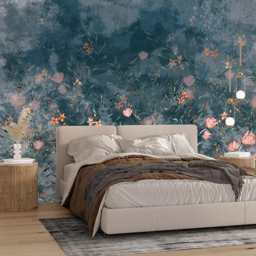 Papier peint  Jardin de fleurs