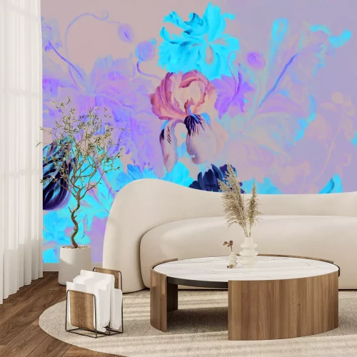 Papier peint  Bouquet de fleurs sur un fond sombre