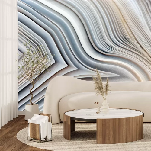 Papier peint  Agate  beige