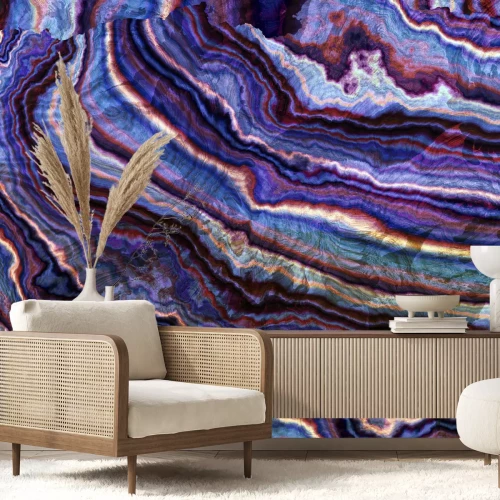 Papier peint  Macro nervures minérales