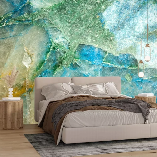 Papier peint  Lapis tons marins