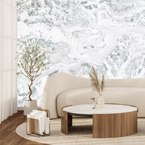 Papier peint  Texture grise marbrée
