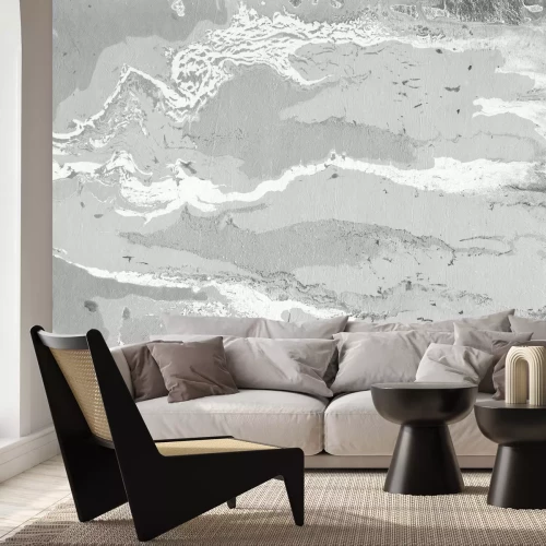 Papier peint  Marbre monochrome