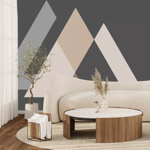 Papier peint  Séquence avec des triangles réguliers