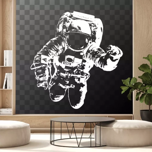 Sticker  Astronaute en combinaison spatiale