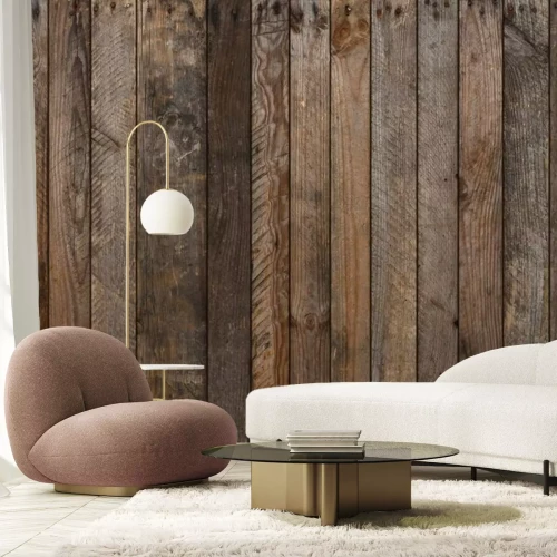 Papier peint  Arrière-plan avec planches verticales