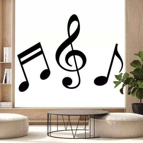 Sticker  Signs of a musical notation