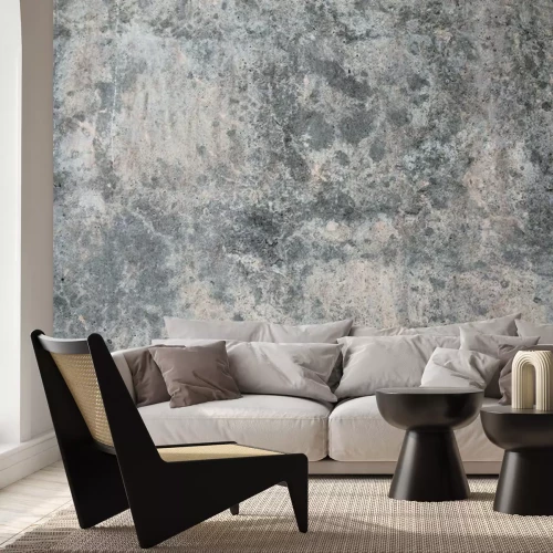 Papier peint  Texture béton gris beige