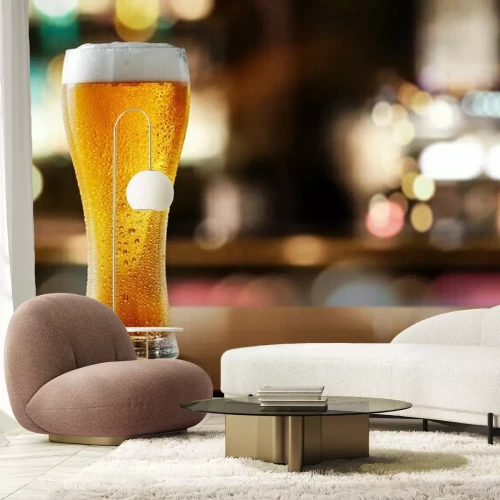 Papier peint  Verre avec de la bière fraîche