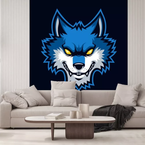 Sticker  Wolves sign and symbol logo vector