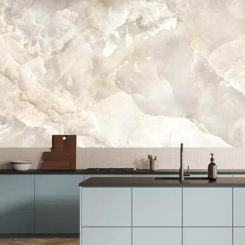 Papier peint  Pierre de marbre beige