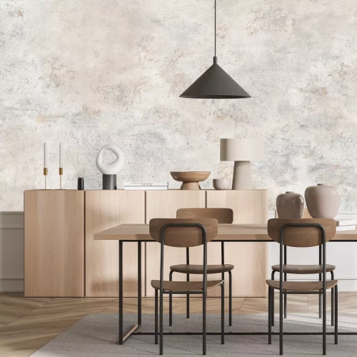 Papier peint  White marble background.Grey cement background. Wall texture