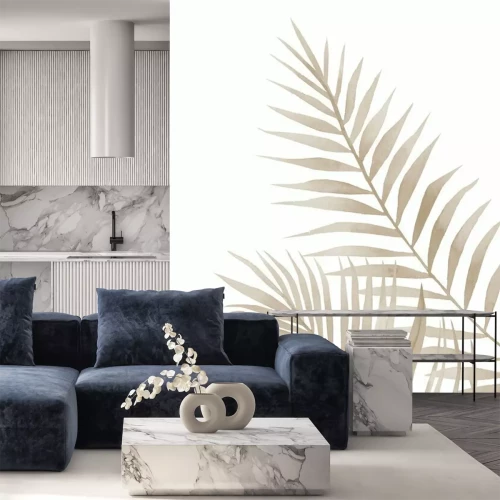 Papier peint  Feuilles de palmier séchées