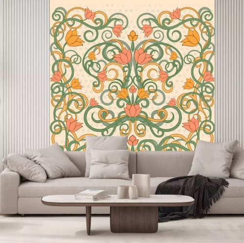 Sticker  Motif artistique floral