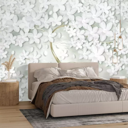 Papier peint  Arbre 3D abstrait