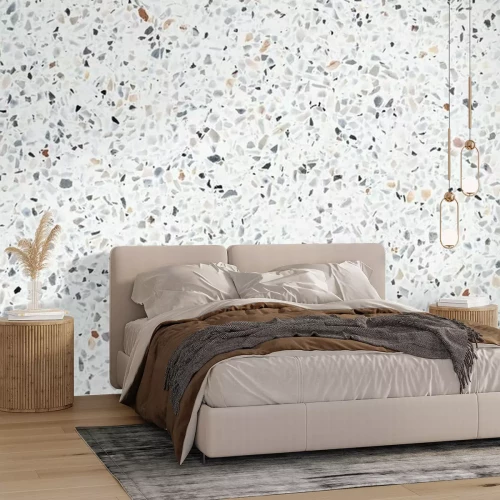 Papier peint  Terrazzo floor seamless pattern. Consist of marble, stone, concrete and polished smooth to produce textured surface. For decoration interior exterior, textured print on tile and abstract background.